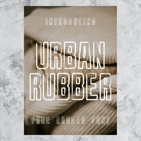 Free Urban Rubber Font MasterBundles Main Cover.
