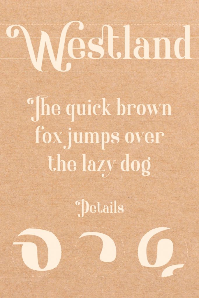 Free West Font Pinterest Example Preview.