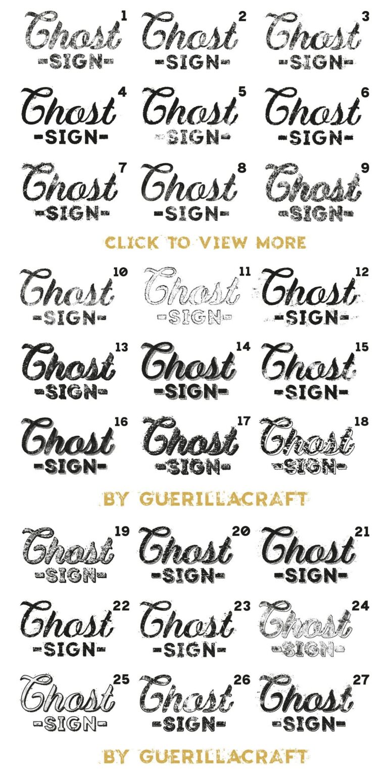 download ghost signs for adobe illustrator via rapidgator