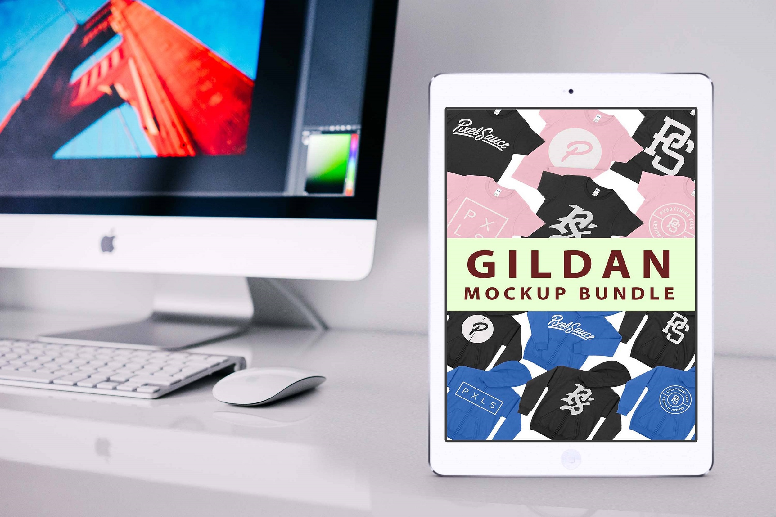 Gildan Mockup Bundle tablet
