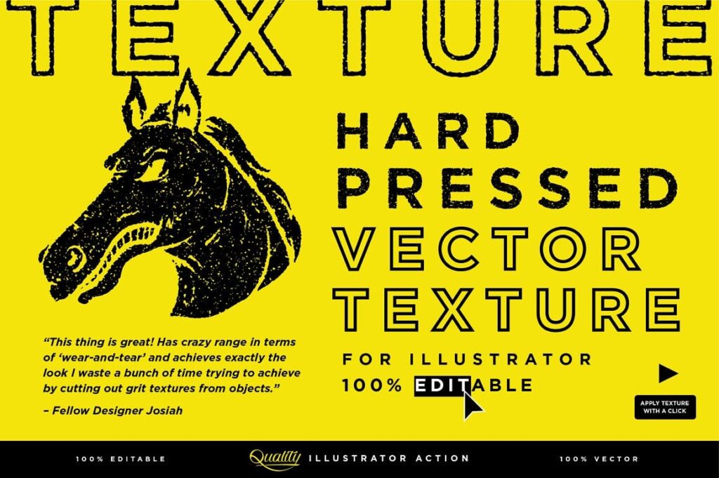 Hard Pressed Vector Texture cover.