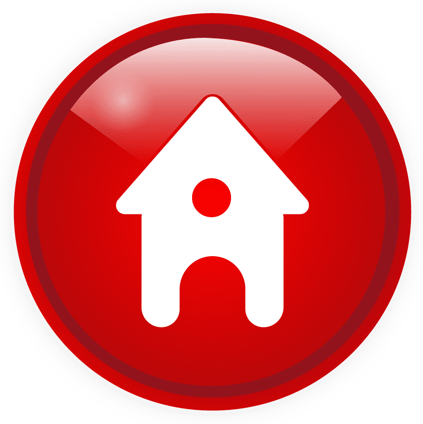 home button icon red