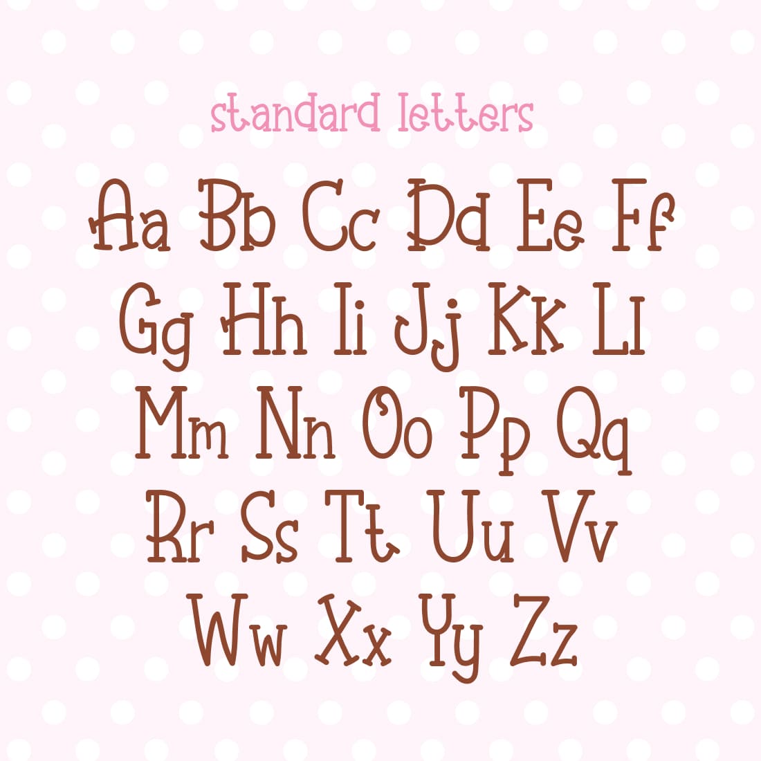 MasterBundles Free Ice Cream Cake Font Cover with Standart Letters.