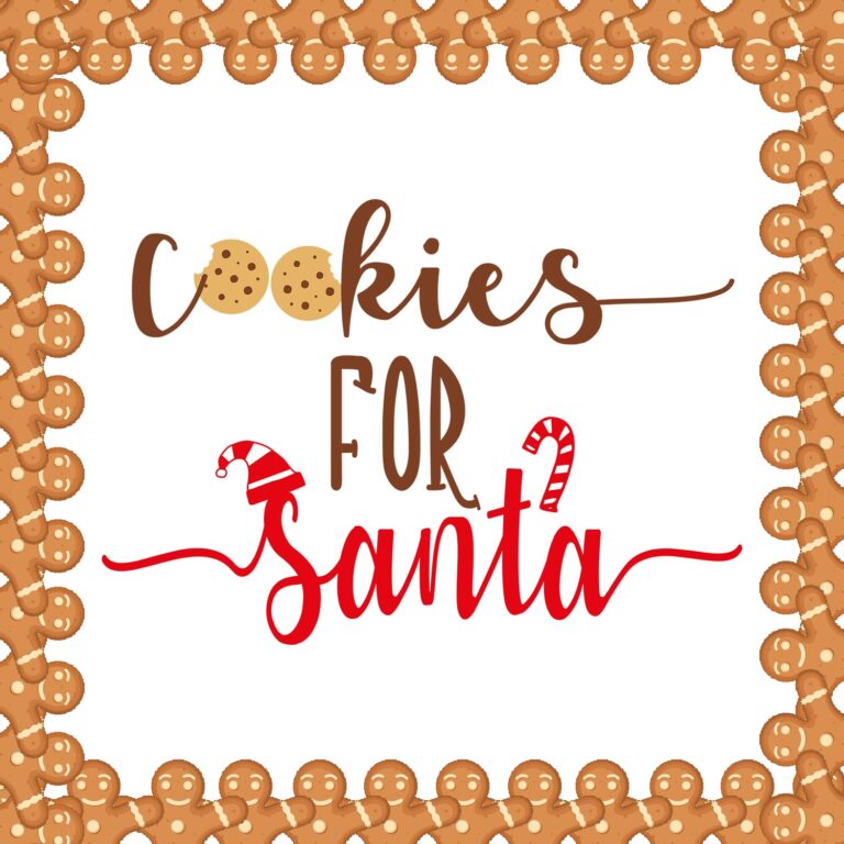 Quote Cookies for Santa Free SVG Files