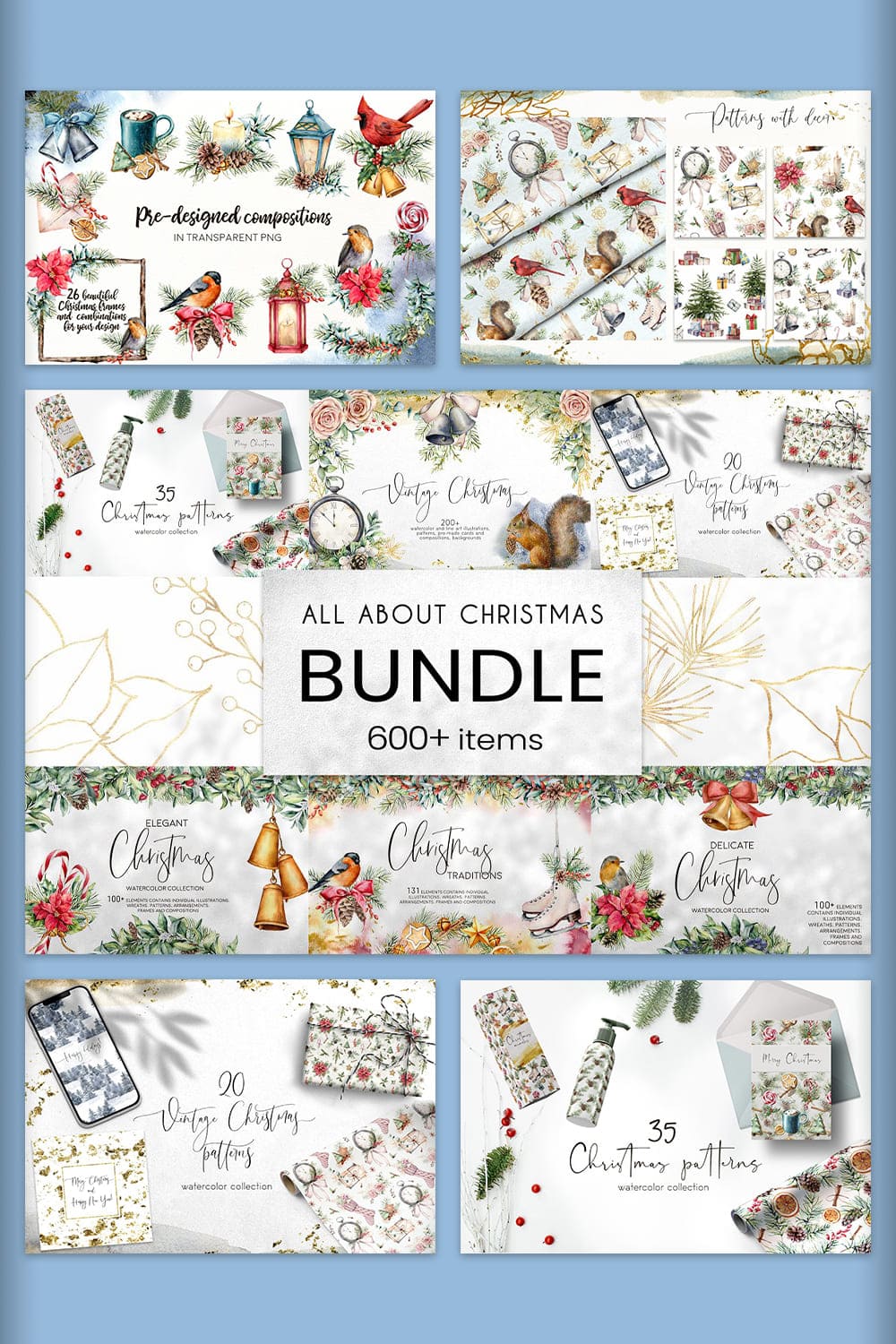 Five Images Of Christmas Bundle.