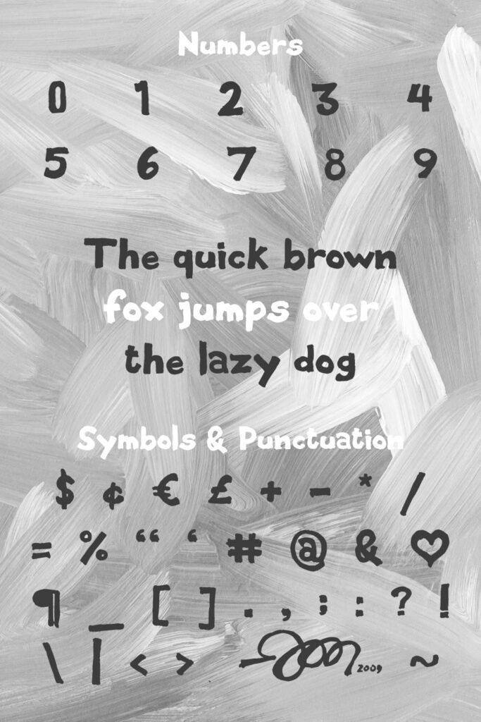 MasterBundles Gray Pinterest Preview with Free Black Metal Sans Font Symbols, Numbers and Punctuation.