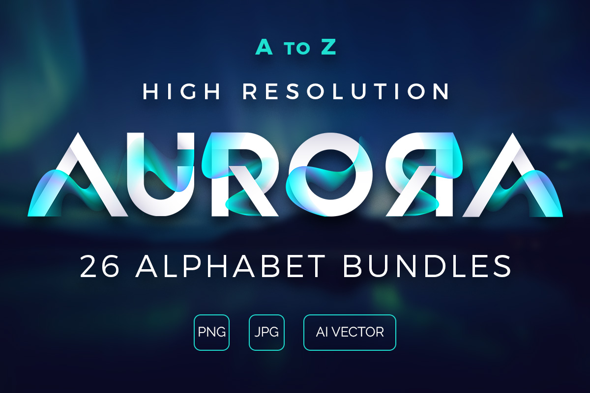 Aurora Alphabet Bundle High-Res