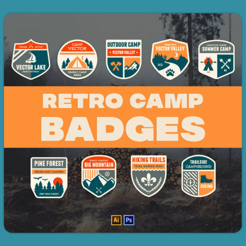 Retro Camp Badges cover image.