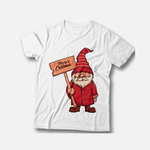 Santa Gnomes T-shirt Designs previews.