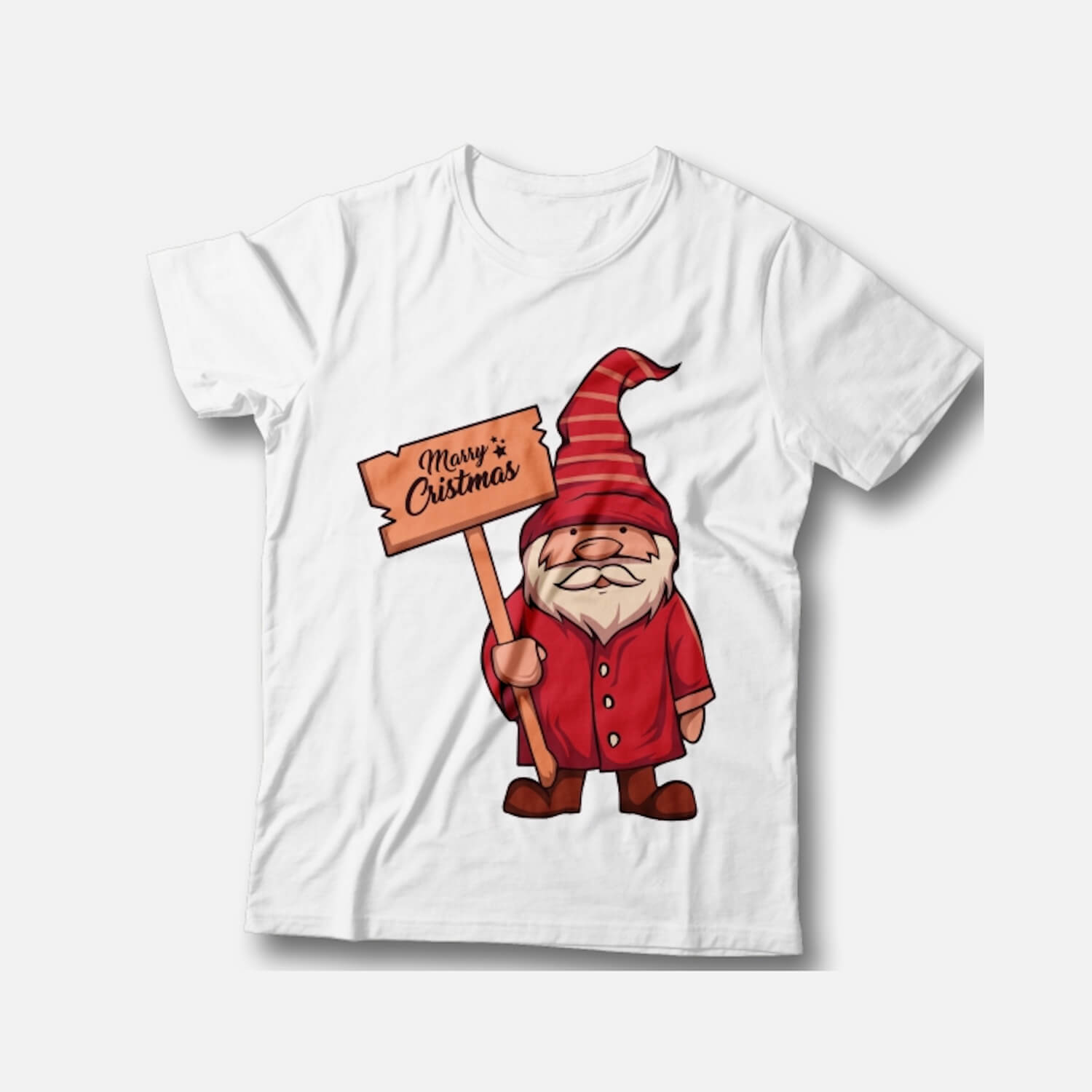 Santa Gnomes T-shirt Designs previews.