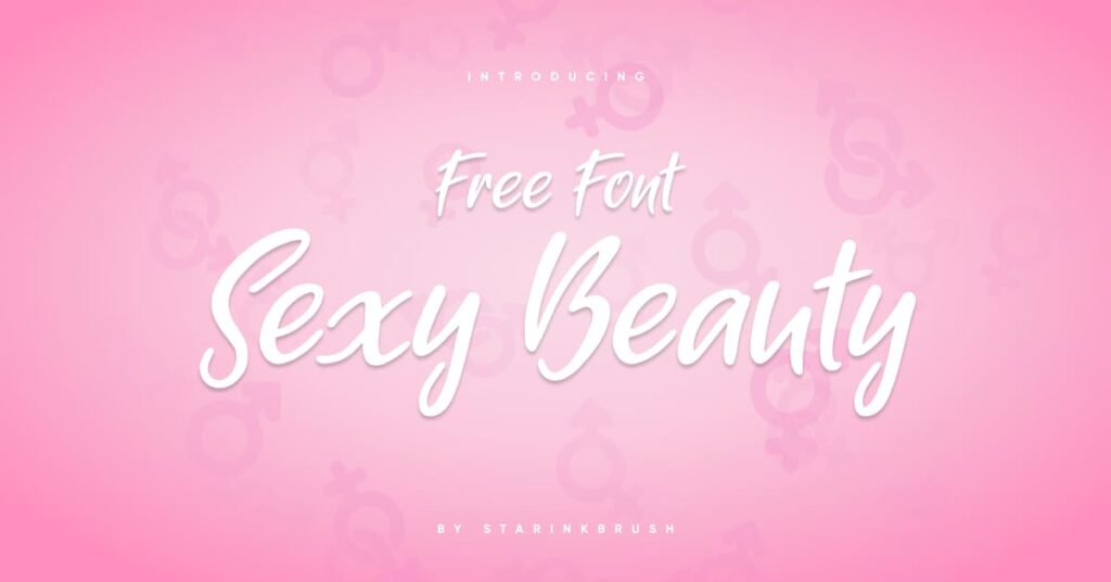 Sexy Beauty Free Font Awesome Facebook Collage Image by MasterBundles.
