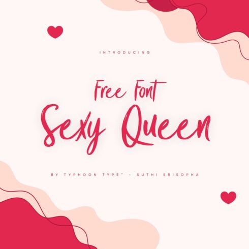 Sexy Queen Free Font Awesome Main Cover by MasterBundles.