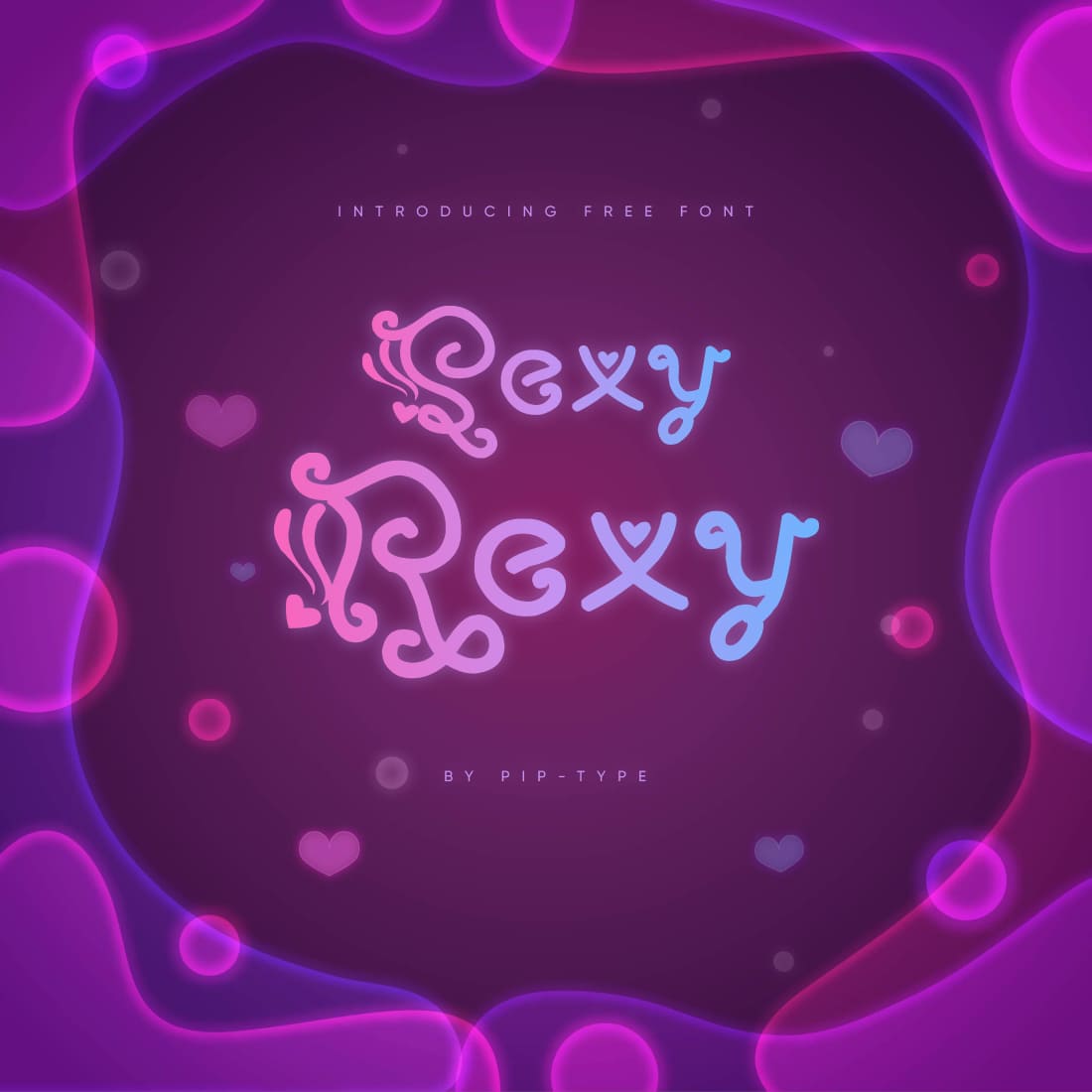 Sexy Rexy Free Font Beautiful Main Cover by MasterBundles.