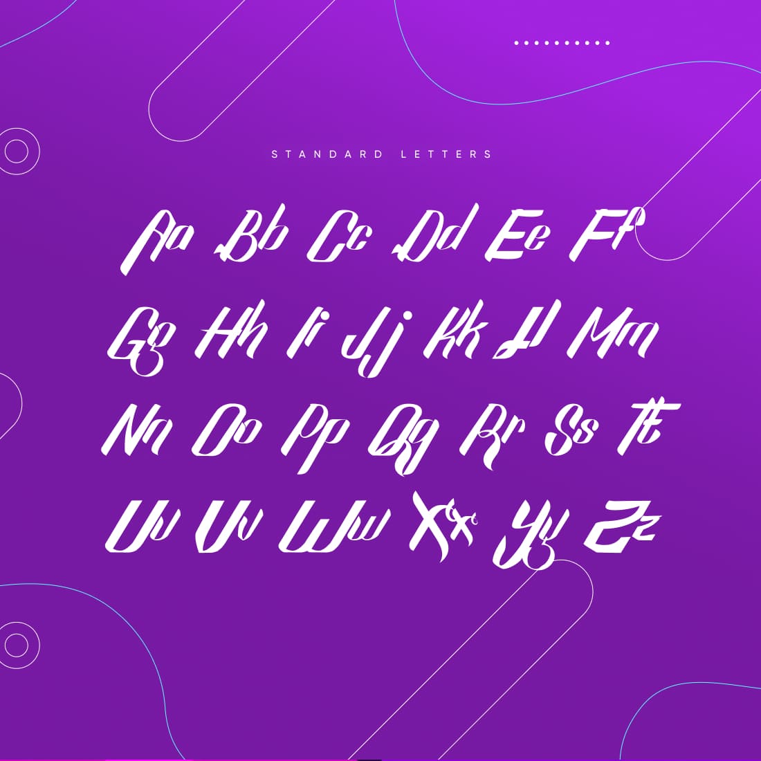 Sexy Shout Free Font MasterBundles Preview with Alphabet.