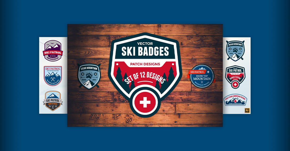 Ski Patrol Badges Facebook image.