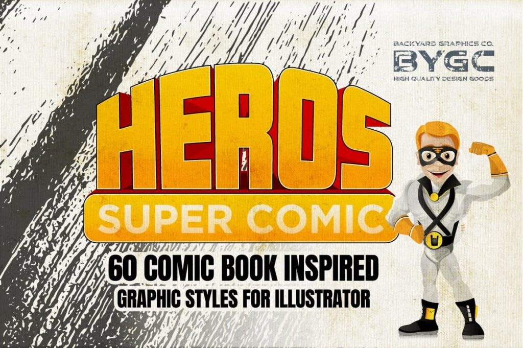 SuperComic Cover - Vector Text Effects.