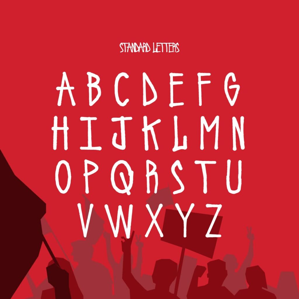 London Riots Font Urban Riot Free Font