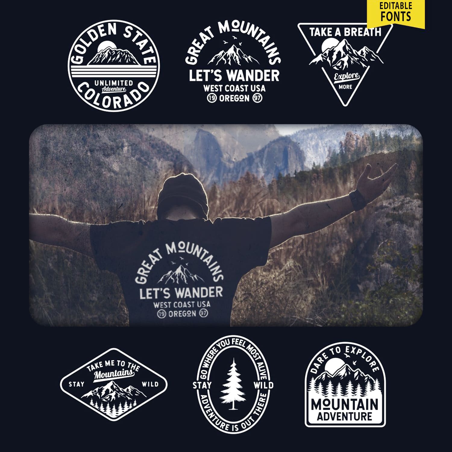 Vector Mountain Badges cover image.