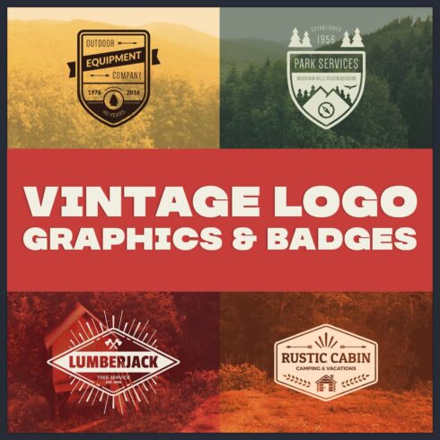 Vintage Logo Graphics Badges cover image.