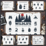 WildLife 15 Double Exposure Badges Cover image.