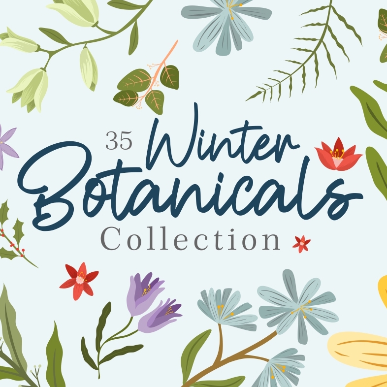 Winter Botanicals Bundle cover image.