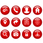 Red Icon Templates cover image.