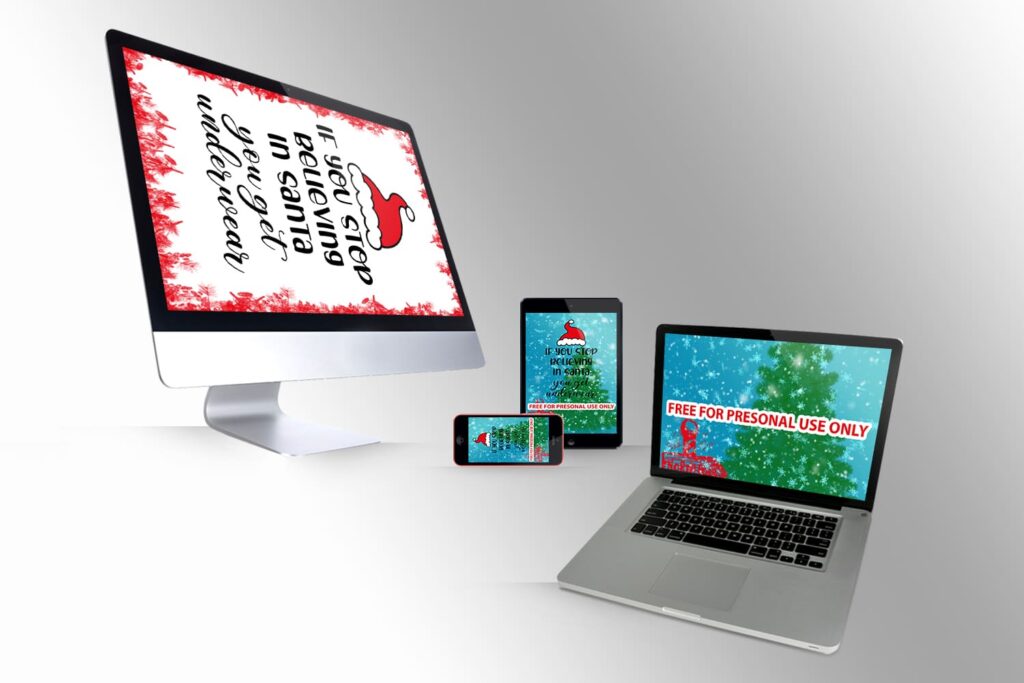 Quote if you stop believing in Santa you get Underwear Free SVG Files on devices.