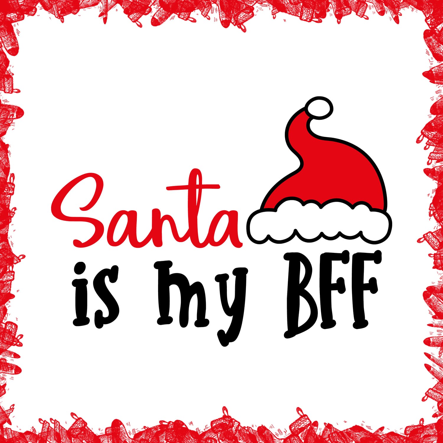Quote santa is my bff main cover.