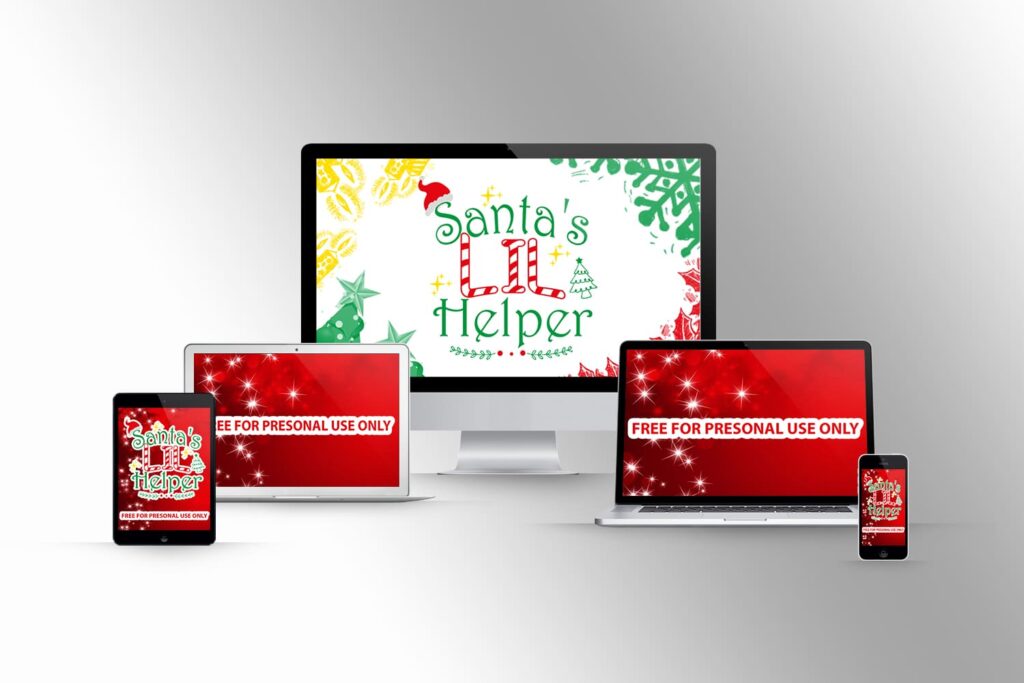 Santas Lil Helper on devices.