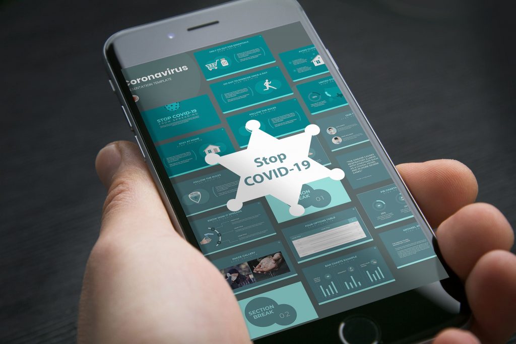 Stop COVID-19 PowerPoint Template – MasterBundles