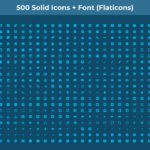 500 Solid Icons + Font (Flaticons)