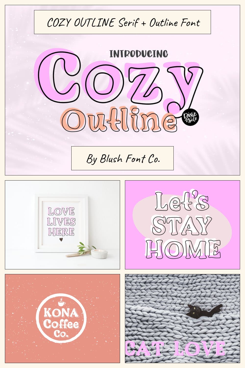 Introducing Cozy Outline - "Let's Stay Home".