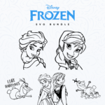 Frozen SVG Files Bundle cover image,
