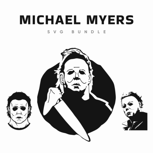 Michael Myers SVG Bundle Files cover image.