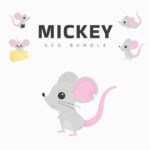 Mickey SVG Files Bundle cover image.