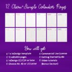 2022-2024 Calendar InDesign Template – MasterBundles