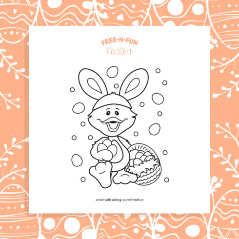Easter Duck Free Easter Printable