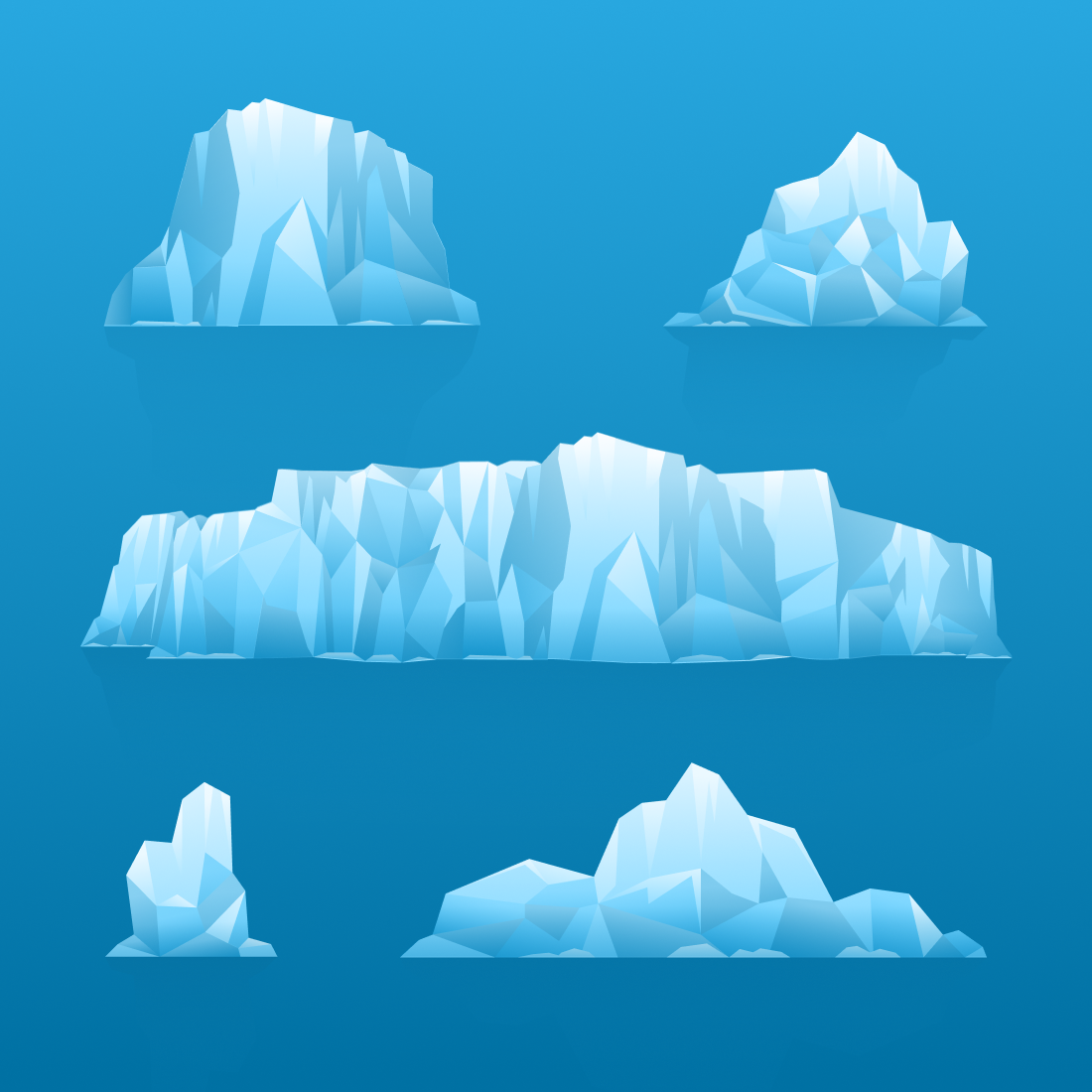 Frozen SVG Files Bundle preview image.