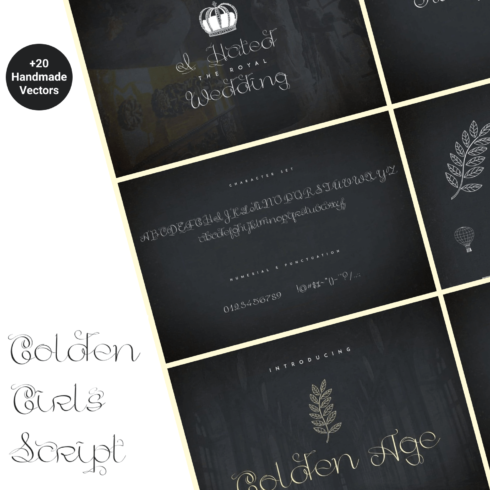 Golden girls script and vectors cover image.