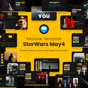 May4th Star Wars Keynote Template covr image.