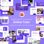 Online Tutor Powerpoint Template cover image.