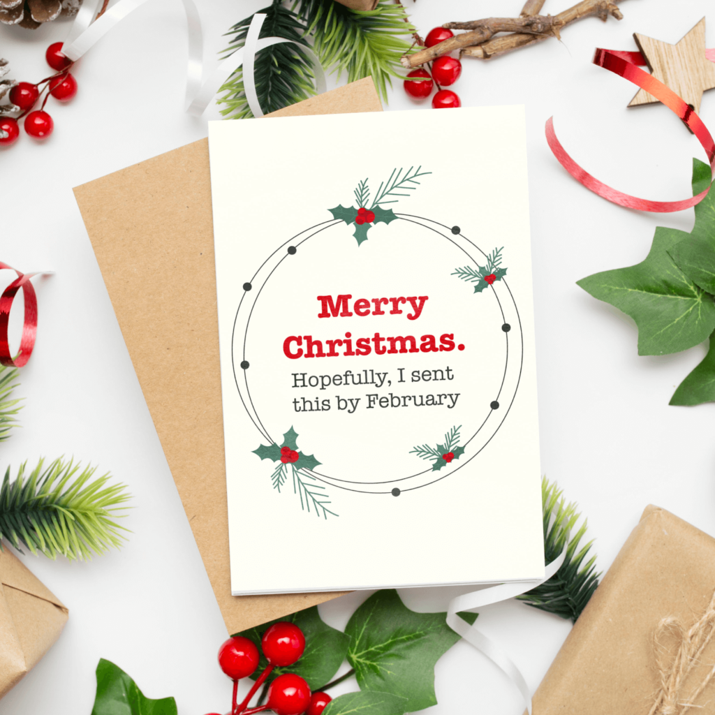 Free Christmas Card: Wishing You a White Christmas! | Master Bundles