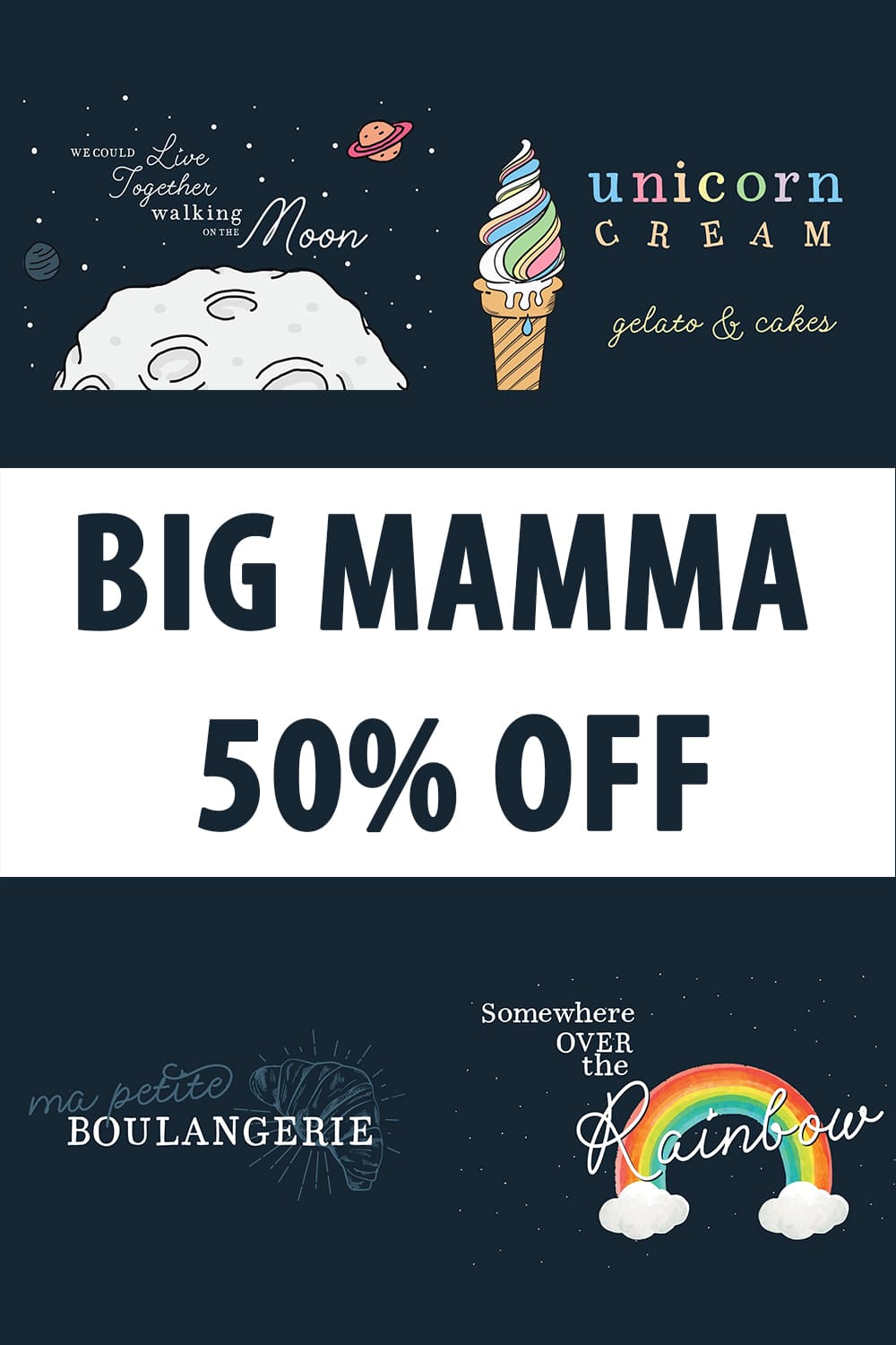 Big Mamma Font, 50% Off Preview.