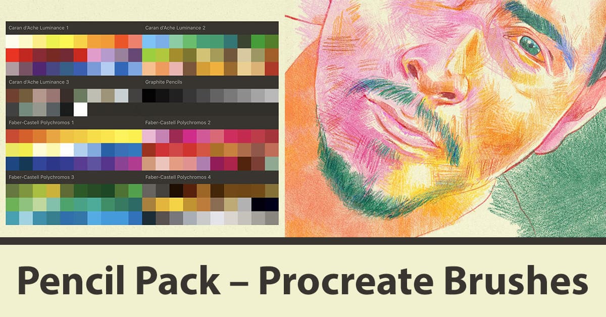 Pencil Pack - Procreate Brushes - Palette Preview.