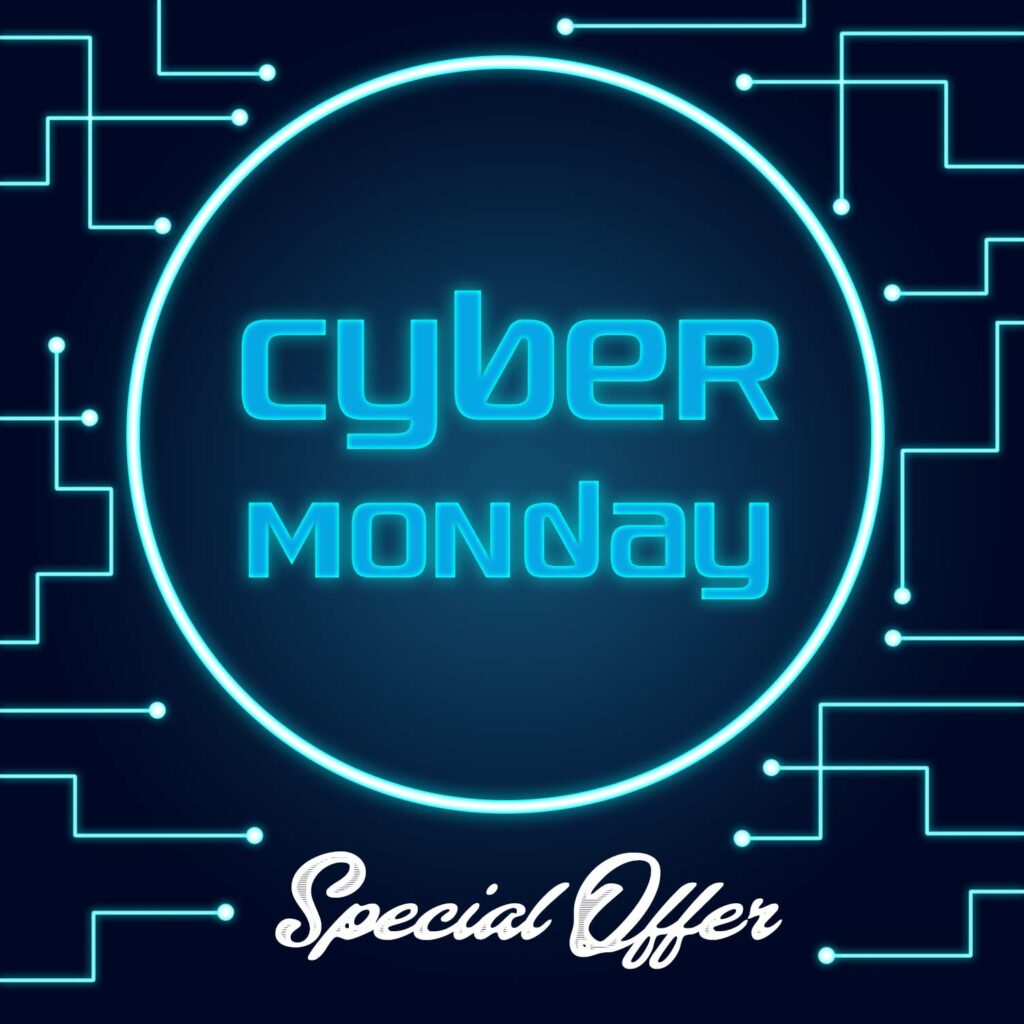 Cyber Monday Background Free Vector – MasterBundles