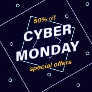 Free Colorful Cyber Monday Flat Design – MasterBundles