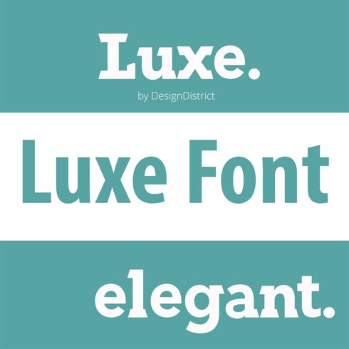 Luxe - Luxe Font By DesignDistrict.