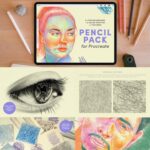 Pencil Pack For Procreate - "Seamless Textures".