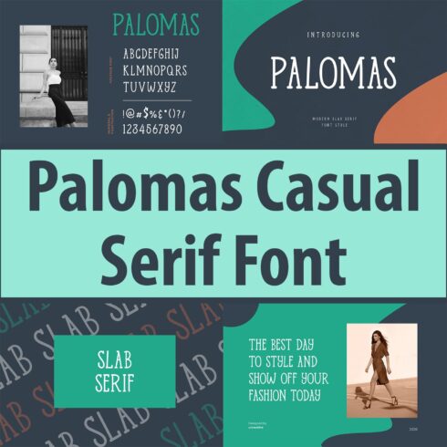 Palomas Casual Serif Font Preview.