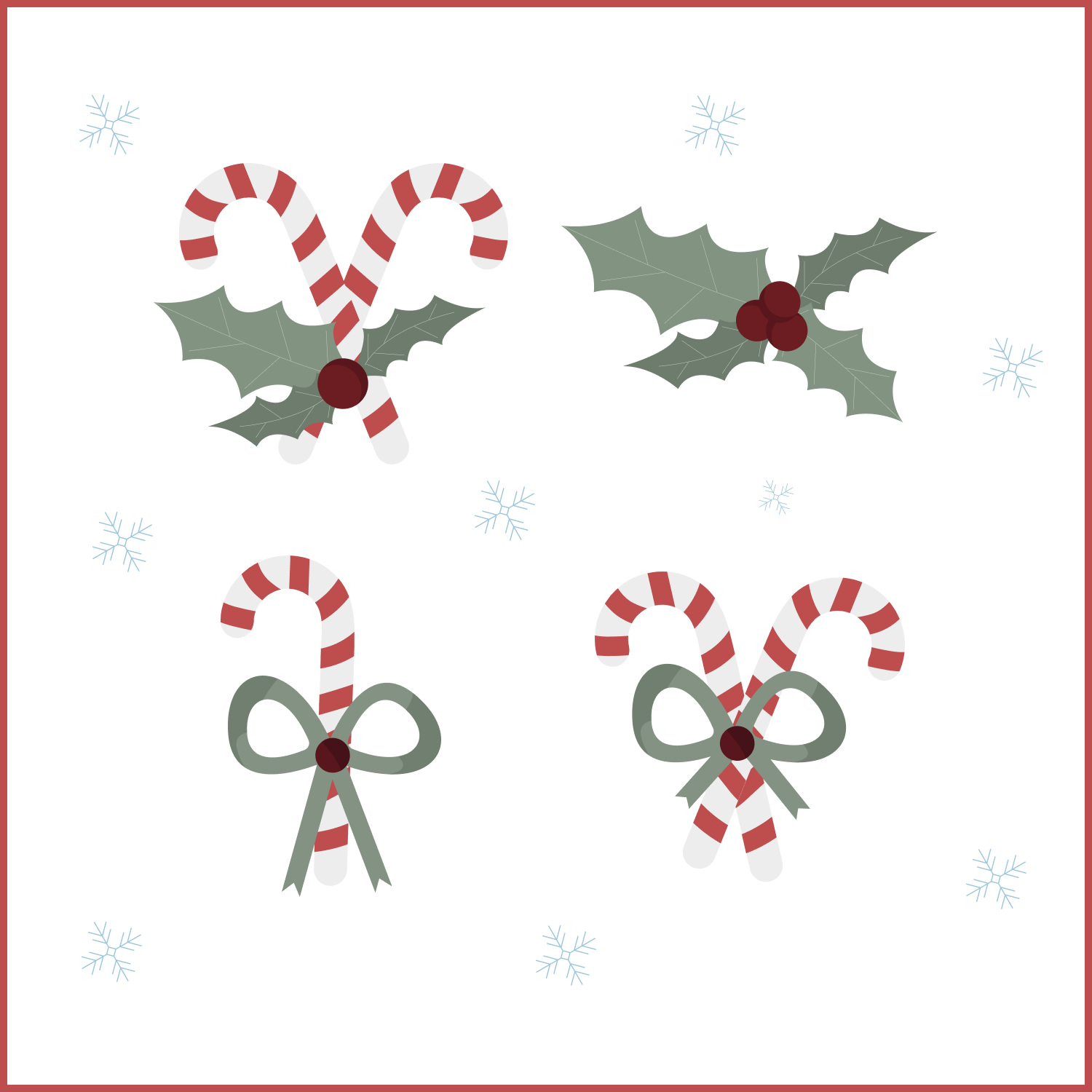 Christmas Candy SVG Pack preview image.